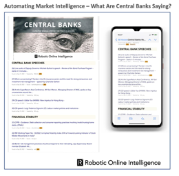 Automating market intelligence-what are central banks saying?