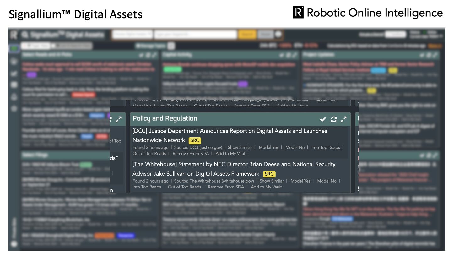 Digital Assets: When new important policy announcements come out