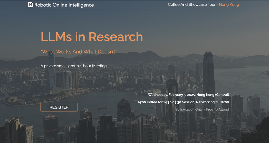 LLMs in Research - What Works and What Doesn't | CAST 2025 - Hong Kong