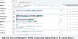 Robotic Online Intelligence (ROI) Introduces Kubro(TM): AI-Powered Cloud-Based Data Collection And Research Engine For Business