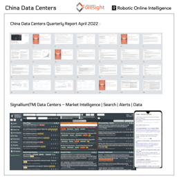 Signallium(TM) Data Centers Dashboard and the Latest Quarterly Report on China