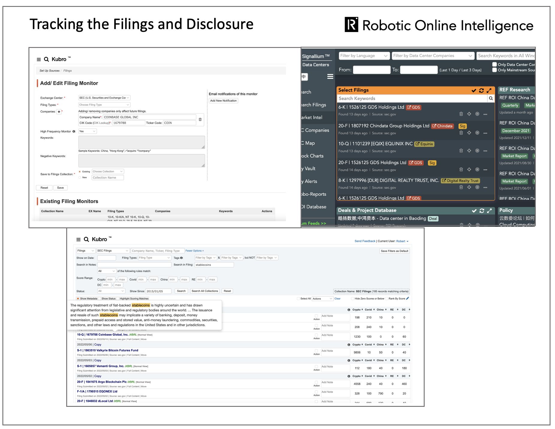 Tracking SEC Filings